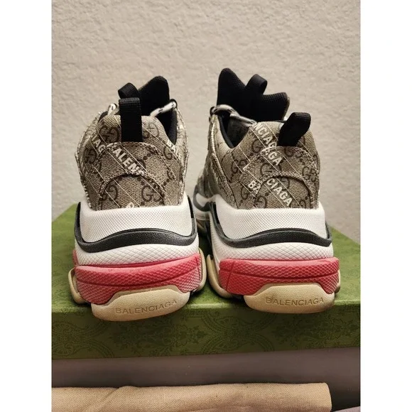 Balenciaga X Gucci Triple S Sneaker 'The Hacker‎ Project' Sz- 9/EU39 - Picture 6 of 10